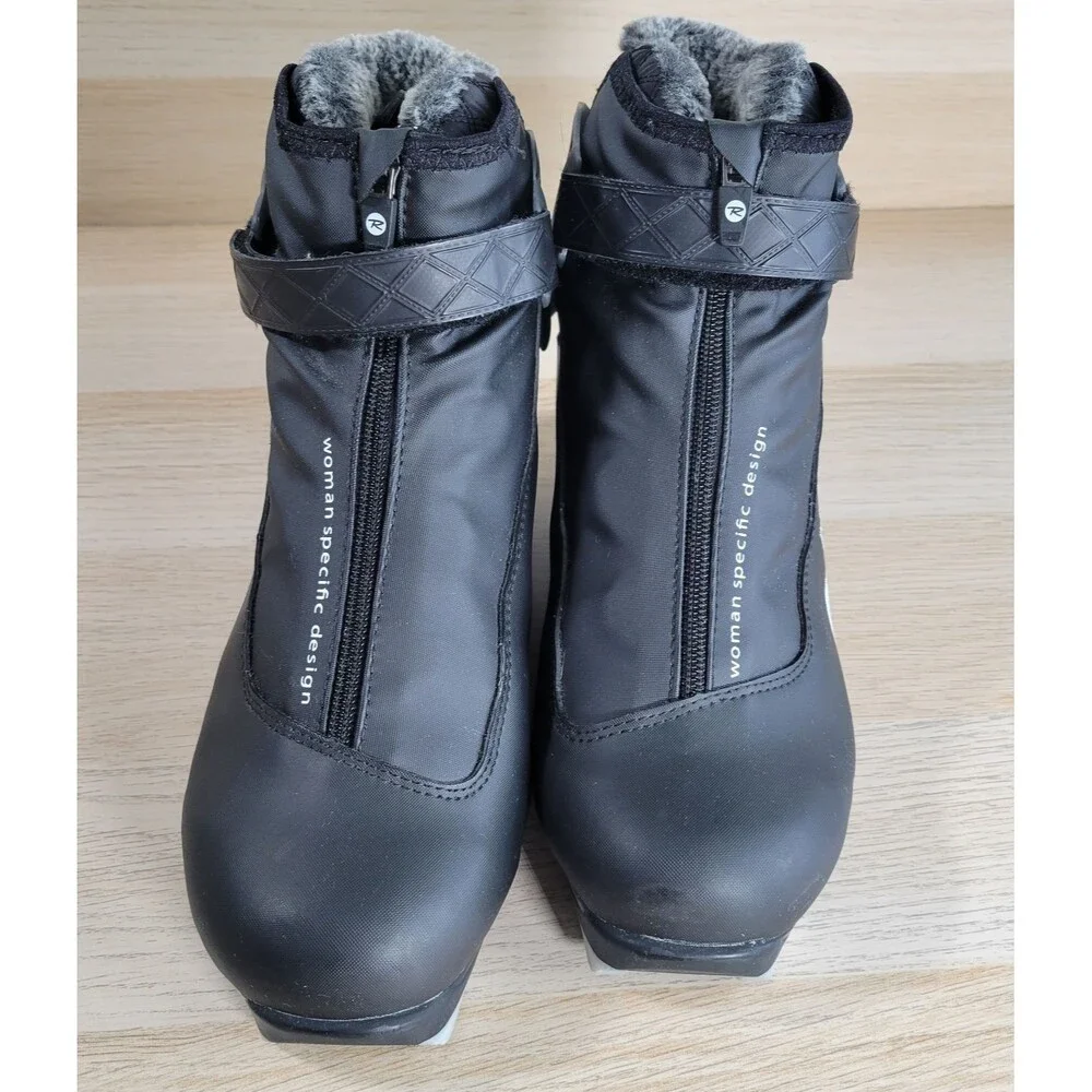 Rossignol X5 FW Cross Country Ski Boots Womens 41 EU /9 US Black Classic Shoes